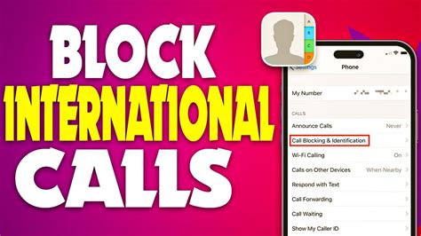 block overseas calls